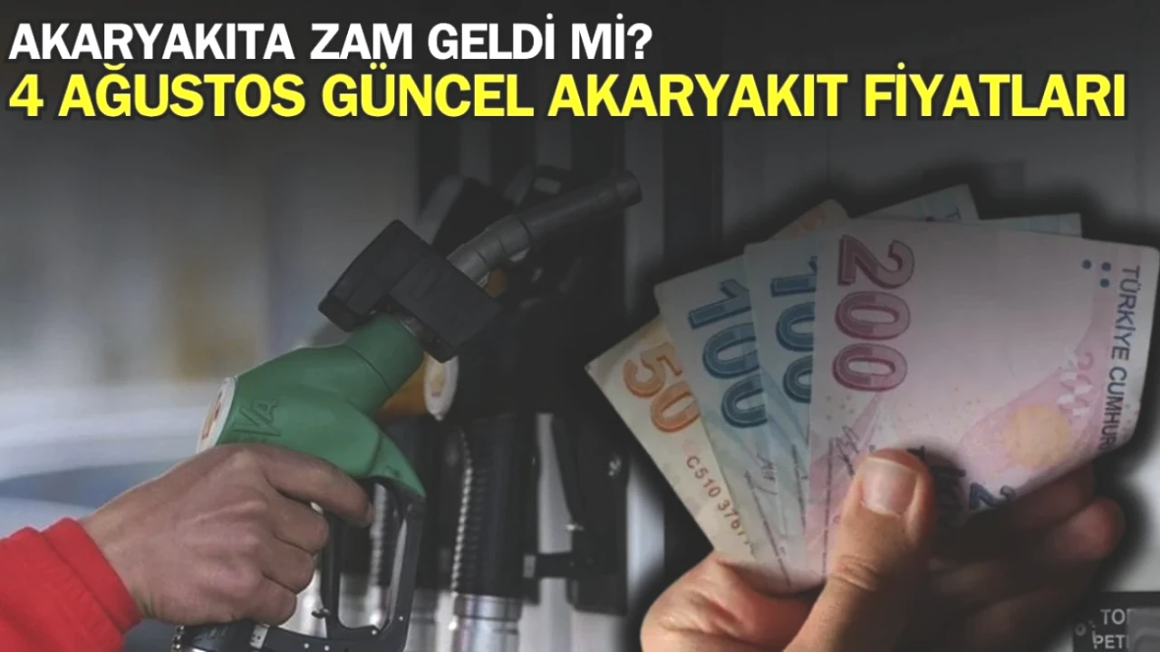 4 Ağustos 2025'te Akaryakıt Fiyatlarına Şaşırtan Zam! Benzin, Motorin ve LPG Güncel Tarife
